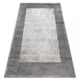 Covor NOBLE modern 9730 65 Cadru vintage - structural două niveluri cremă / gri, 240x330 cm, Dreptunghi, Poliester