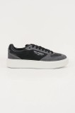 Karl Lagerfeld sneakers din piele MAXI KUP RSG culoarea negru, KL52235