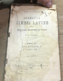 N.CRT Interbelica - Limba Latina gramatica - Iasi - 1900