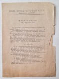 Decizie ITB București &ndash; reguli urcare/cobor&acirc;re, R.P.R. 1957 &ndash; document original