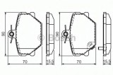 Set placute frana,frana disc SMART CITY-COUPE (450) (1998 - 2004) BOSCH 0 986 424 471