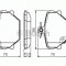 Set placute frana,frana disc SMART FORTWO Cabrio (450) (2004 - 2007) BOSCH 0 986 424 471