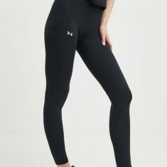 Under Armour leggins de antrenament Meridian Ultra culoarea negru, neted