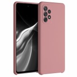 Husa pentru Samsung Galaxy A72, Silicon, Roz, 54359.193, Carcasa, Kwmobile