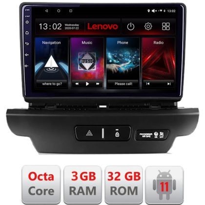 Navigatie Kia Ceed 2018-2020 Android radio gps internet Octa Core 3+32 KIT-ceed18+EDT-E509 LENOVO LITE CarStore Technology