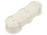 Carcasă Doză Electrică 63mm Albă 3 Prize