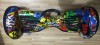 Trotineta Electrica Freewheel Monster S2 Graffiti, 700W, 10 inch, 20km Autonomie, Bluetooth, Galben