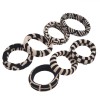 Set Elastice de Păr Femei, Frotte, Forme Geometrice, Multicolor, 7 Bucăți, Oem