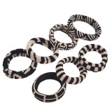 Set Elastice de Păr Femei, Frotte, Forme Geometrice, Multicolor, 7 Bucăți, Oem
