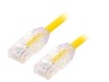 Patch Cord Galben U/UTP Cat6a 0.5m LSZH 28AWG