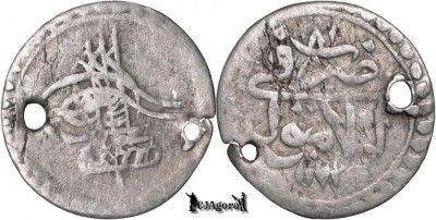 1768 (1171AH 81), AR Para - Mustafa al III-lea - Islambul - Imperiul Otoman foto