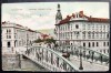Kolozsvar Cluj 1910 - Ferenc Jozsef Utca - Bulevardul - printata, color, foarte animata, circulata la Budapesta, timbru intact, stampila lizibila, Necirculata, Cluj Napoca, Fotografie