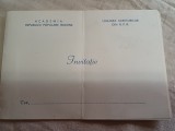 INVITAȚIE SĂRBĂTORIREA ACADEMICIANULUI MIHAIL SADOVEANU 80 ANI * R.P.R * 28
