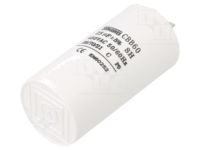 Condensator pentru Motoare 25uF 450V &plusmn;5%