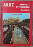 Mersul trenurilor de calatori 1 iunie 1986 - 30 mai 1987