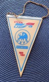 Fanion Flacăra Moreni - FC Porto, Cupa UEFA - septembrie 1989.