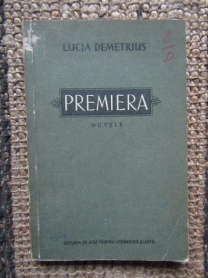 PREMIERA -NUVELE- LUCIA DEMETRIUS,1952 foto