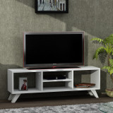 COMODA TV Blo, Alb, 125x41x29,5 cm