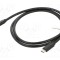 Cablu USB 3.1 USB C LANBERG 1m negru aurit
