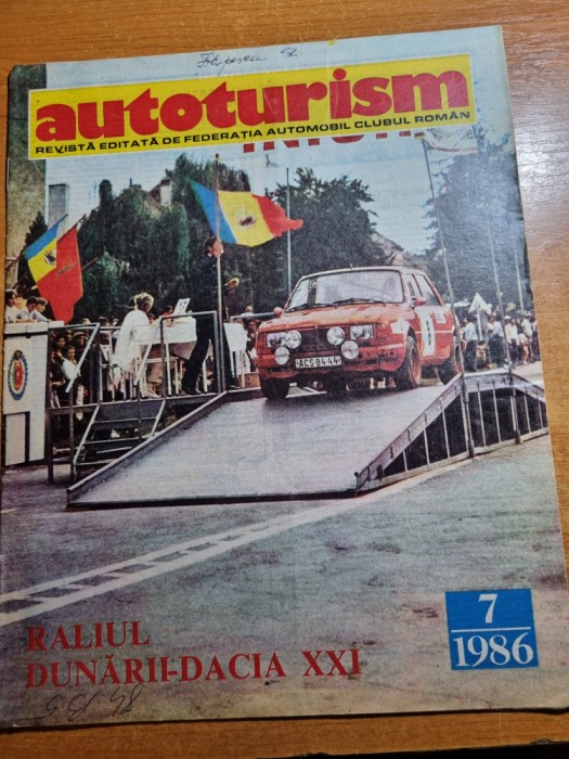 autoturism iulie 1986-raliul dunarii dacia,renault 9,aro campulung muscel