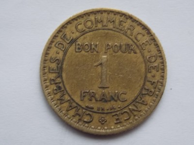 1 franc 1926 Franta foto