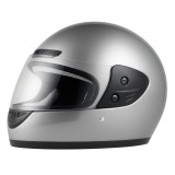 Casca moto/scuter Full face unisex, cu viziera, marime universala 56-62cm, Gri