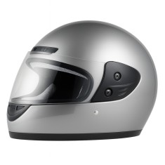 Casca moto/scuter Full face unisex, cu viziera, marime universala 58-62cm, Gri