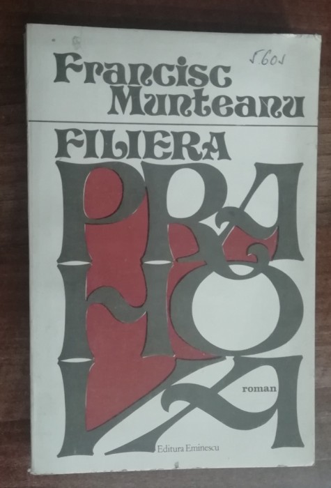 myh 50s - Francisc Munteanu - Filiera Prahova - ed 1982