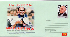 Romania 2021 Piloti de legenda, Marin Dumitrescu, Sport, intreg postal foto