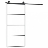 Cumpara ieftin Usa glisanta cu set feronerie, 90x205 cm, sticla ESG/aluminiu