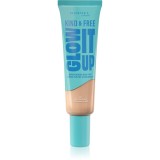 Rimmel Kind &amp; Free Glow It Up machiaj ușor de hidratare culoare 001 Fair Porcelain 30 ml