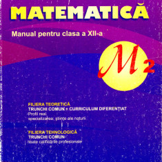 Matematica M2, manual clasa a XII-a - Marius Burtea
