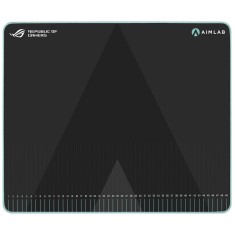 Mousepad gaming ROG HONE ACE AIM LAB EDITION, suprafata neteda hibrida, baza cauciucata, cusaturi anti-rupere, strat protectiv nano pentru o suprafata