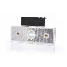 Lampa gabarit LED WAS W201 , 12V-24V, pozitie alb, montaj universal