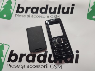 Carcasa Compatibila pentru Nokia 3110c neagra , Kit Complet Fara Logo foto