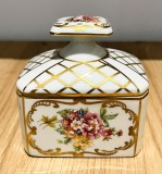 Cutie bijuterii - Limoges - pictata manual - polieta cu aur 24K