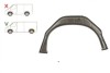 Segment reparatie aripa spate interior Ford Transit 1992-2000 Partea Stanga, Spate, model elongat, Extra LONG, Rapid