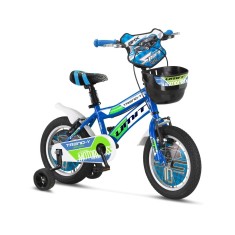 Bicicleta copii Umit Trend-y, culoare albastru, roata 16&quot;, cadru din otel Cod:5160200002