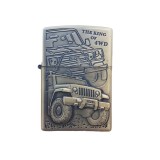 Bricheta Tip Zippo, 3D Relief, Metalica, King of 4wd M2