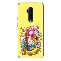 Husa compatibila cu OnePlus 7T Pro Silicon Gel Tpu Model Adventure Time Poster