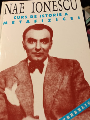 CURS DE ISTORIE A METAFIZICEI - NAE IONESCU,ED ANASTASIA 1996,213 PAG foto