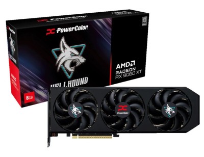 Placa Video POWERCOLOR HELLHOUND AMD RADEON RX 9060 XT 8GB foto