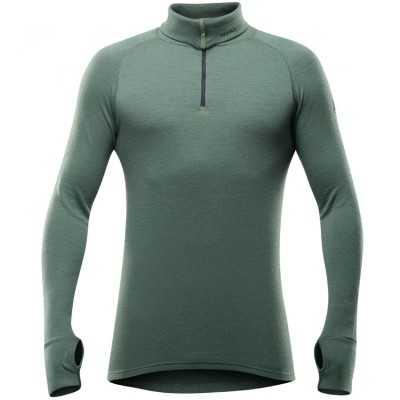 DEVOLD Expedition Merino 235 Zip Neck Man forest L foto
