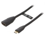 Cablu HDMI 1.4 Mini HDMI 1m Negru