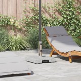 vidaXL Bază de parasol cu roți cu m&acirc;ner Gri Granit 29 kg Pătrat
