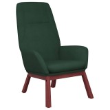 Cumpara ieftin Scaun de relaxare, verde inchis, material textil