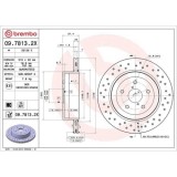 Set disc frana Subaru Impreza Estate (Gg) 10.00-12.08, Impreza Saloon (Gd) 09.99-06.09, Impreza Saloon (Ge Gv) 01.07-, Spate, 316X20mm, ventilat, BRE, BREMBO