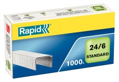Capse Rapid Standard, 24/6, 2-20 Coli, 1000 Buc/cutie foto