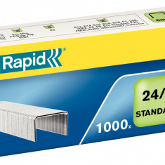 Capse Rapid Standard, 24/6, 2-20 Coli, 1000 Buc/cutie
