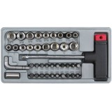 Vorel 65150 - Set capete de insurubare si chei tubulare mixte 41 bucati